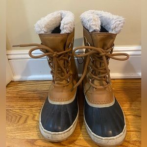 Sorel 1964 Pac Nylon Waterproof Winter Boots, Brown, Men's 7M